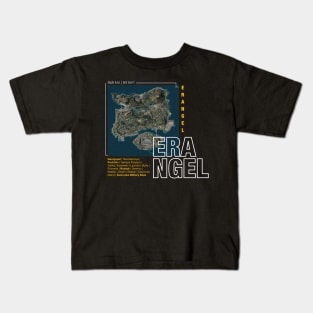 Erangel Map Kids T-Shirt